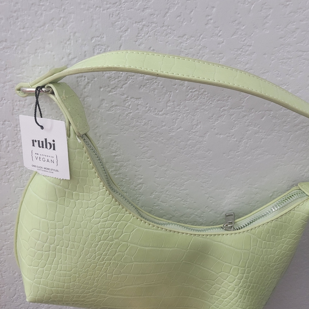 Cotton On Rubi Mint Crossbody Saddle Bag Purse
